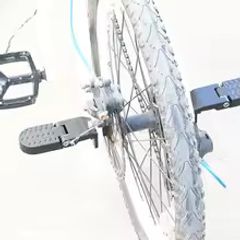 Ebike Motorcycle Electric Bike Pedals Folding Rear Passenger Footrest Pedal Pegs Bicycle Parts Easy Carry Storage Accesseries