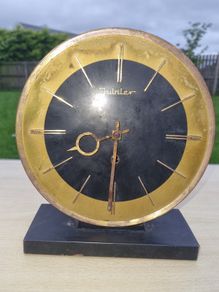 Polish mechanical mantel and cabinet clock "Jubiler"