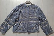 navy sequin jacket 10