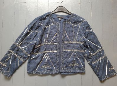 navy sequin jacket 10