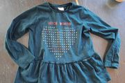 Zara Girls emerald 6-7 top