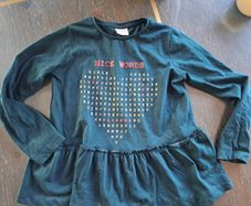 Zara Girls emerald 6-7 top