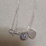 Double heart necklace Image 6