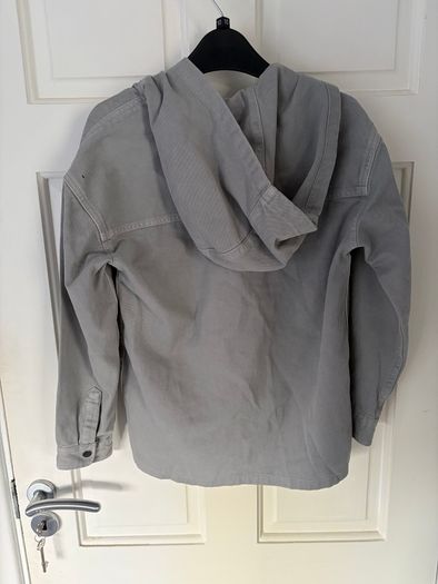 Next grey denim jacket hood age 10