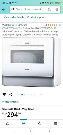 countertop dishwasher