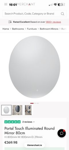 bathroom mirror