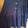 dress, navy with button detail Image 5