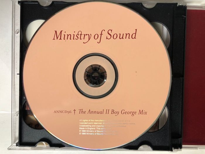 Ministry Of Sound [1996] Ministry Of Sound Annual II Mixed By Pete Tong & Boy George [2xCD Album]