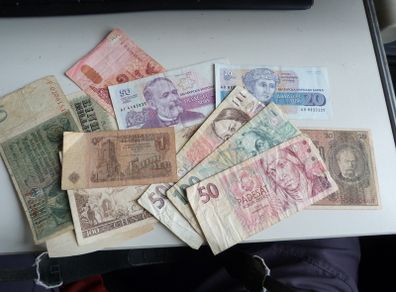 old banknotes