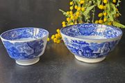 Antique George Jones &amp; Sons "Abbey" 1790 Sugar Bowl and Cereal  Bowl