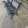cast iron chair pair Image 2
