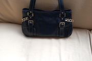 Kenneth Cole Black Leather Bag
