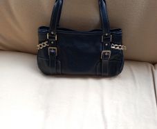 Kenneth Cole Black Leather Bag