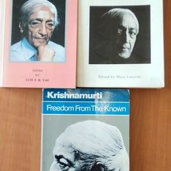 3 books by (or about) author Krishnamurti