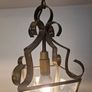 Vintage French style brass lantern ceiling light Image 2