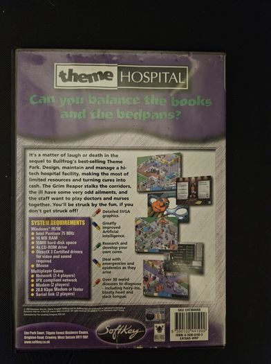 Theme Hospital PC CD-ROM game