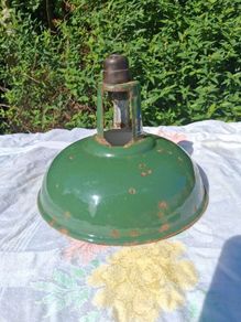 Mid Century Enamel Industrial Light Shade