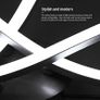 LED Ceiling Light, Elegant Curved Design Ceiling Lights,3 Built-in LED Boards,21W Cool White Light 6000K, Modern Ceiling Fixture for Living Rooms, Bedroom, Kitchen Hallway and Bedroom,1600 Lumens (FREE SHIPPING) Image 2