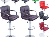 2 X Bar Stools  Faux Leather