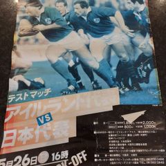 Vintage Rugby Poster