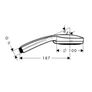 hansgrohe Croma 100 Mono hand shower, 1 spray mode, chrome Image 5