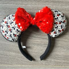 Disney Minnie Mouse Sequin Bow Ears Headband
