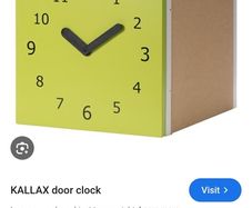 kallax clock insert