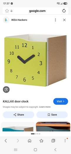kallax clock insert
