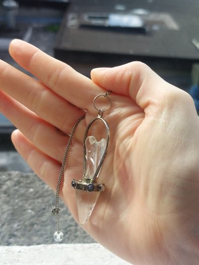 crystal angel pendulum