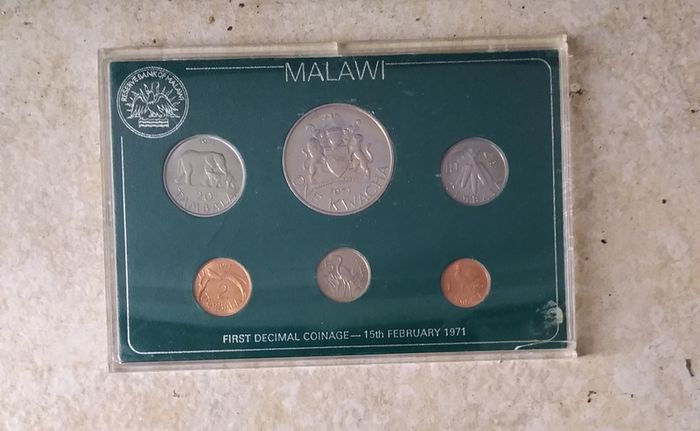 1971 Malawi First Decimal Coinage Mint Set - Rare Historical Issue