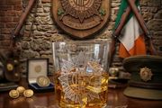 Irish Defence Forces Laser Engraved Whiskey Glass