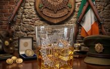 Irish Defence Forces Laser Engraved Whiskey Glass