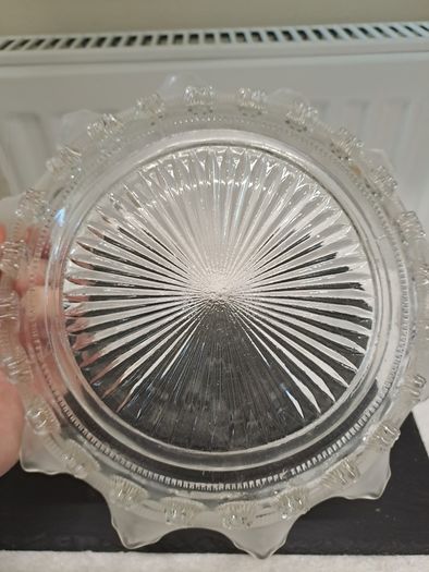 1930s Davidson Art Deco glass bowl