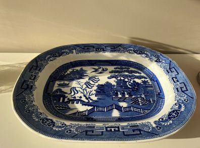 vintage large serving dish