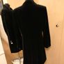 Women's Coat Black Velvet Dress Coat NWT 14 Image 5