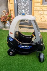 Little Tikes police car.