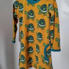 Maxomorra Tortoise Long Sleeved Dress size 86-92cm/18-24months