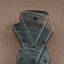Vintage Natural Pattern Eyes Agate Arrow Shape Pendant Amulet Image 3