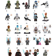Star Wars Minifigures Collection Lego Compatible A-C