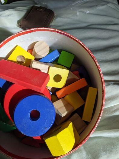 wooden building blocks