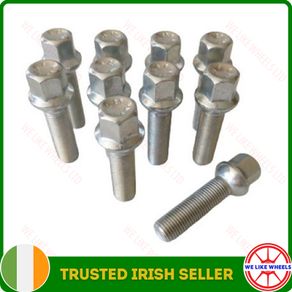 10 x New 47mm Extended Bolts Fit Audi, VW, Seat, Skoda M14x1.5 (BC, BCB) Delivery