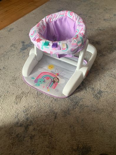 Bright Starts Wild Wiggles Learn-to-Sit Activity Floor Seat