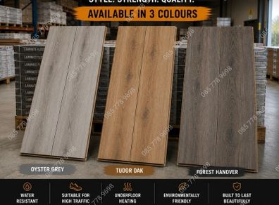 New 12mm Laminated Flooring - Free Delivery