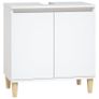 3 Piece Bathroom Furniture Set White Image 4