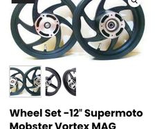 Mobster Super moto stomp wheels with Pmt tyres
