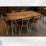 Rustic Canteen Tables & Chairs Image 2