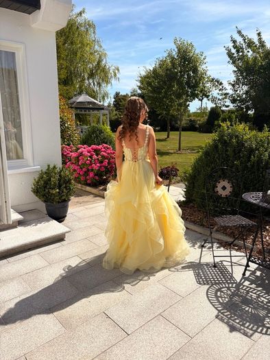 yellow debs dress