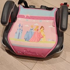 Child's car booster seat.