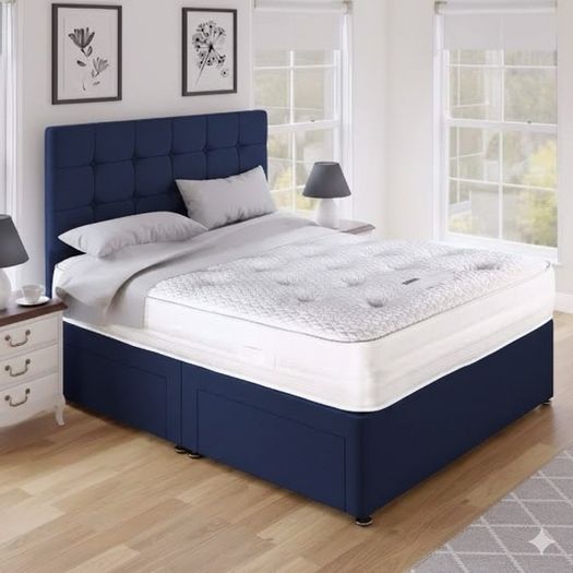 King size bed with mattress, all size of beds available