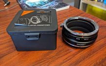 Canon to Nikon camera lens adapter